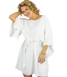 Airy butterfly tunic dress tied at waist DREAM