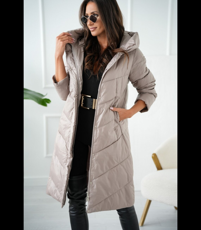 Warm women's winter coat Quilted Insulated MATYLDA