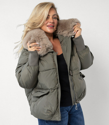 IRMA winter bomber jacket with detachable sheepskin jacket