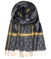 Elegant shawl scarf shawl oriental patterns