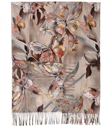 Scarf Scarf tassel warm butterflies soft smooth 180x70 cm