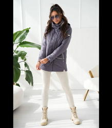Women's transitional warm jacket Elegant Hood For autumn MAGDA