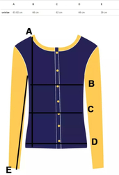 Oversize sweatshirt blouse longer back pocket