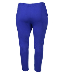 Spodnie materiałowe damskie z zakładką BAGGY