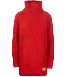 LONG SWEATER Turtleneck tunic
