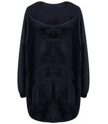 Warm coat ALPAKA Cardigan teddy bear nice cozy ELA