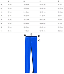 Thin elastic 3/4 pants with an elastic band