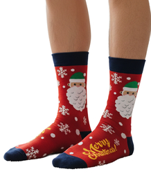 Men's Christmas socks - winter, warm, Christmas patterns