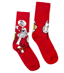 Men's Christmas socks - winter, warm, Christmas patterns