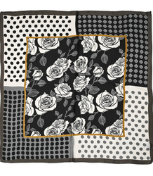 Stylish Elegant Scarf Mix of beautiful patterns 70x70 cm