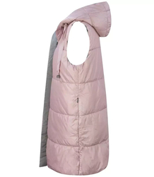Long women's VEST reversible vest
