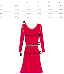 Elegant dress Beautiful with belt Envelope neckline LUNA