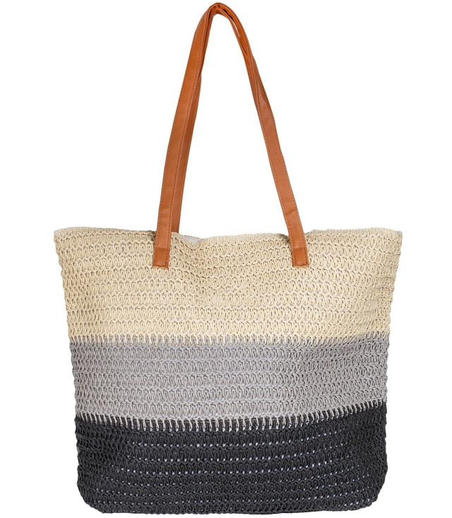 Mega large summer beach bag, braided, 3 colors