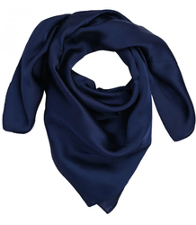 Delicate smooth scarf shawl single color elegant 70x70 cm