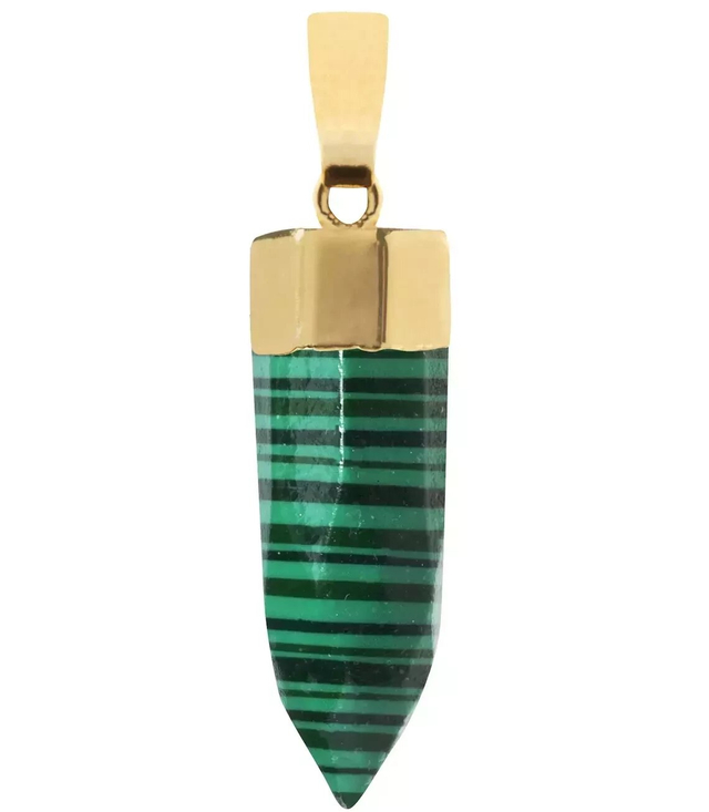 Natural stone pendant MALACHITE dream love