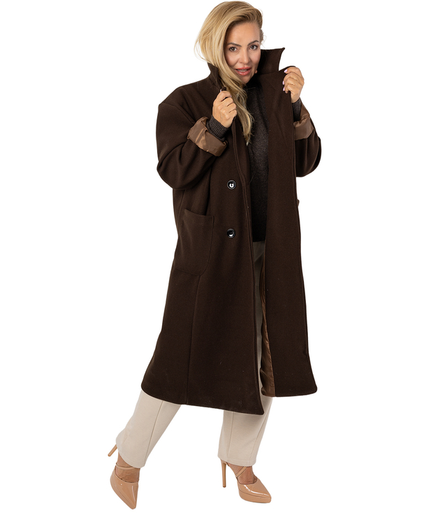 Women's long loose oversized coat CINDY