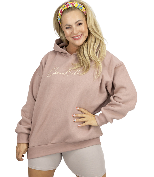 Women's warm hoodie CIAO BELLA