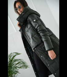 Quilted 2-in-1 Insulated coat Can be worn as a jacket 