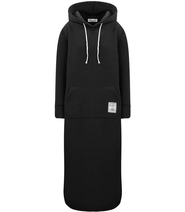 Long sweatshirt oversized tracksuit dress