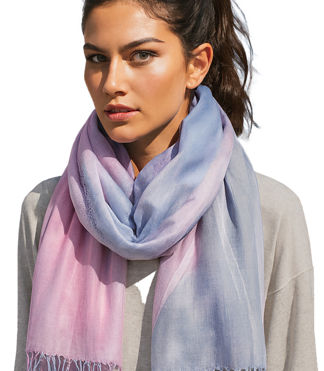 Women's scarf with stylish design 180x70
