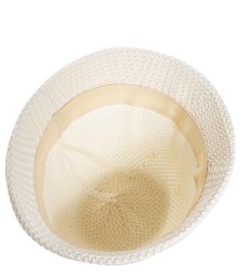 Braided straw hat BUCKET HAT