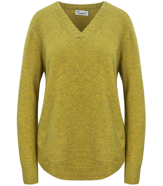 Sweter Klasyczny Gładki ciepły w SEREK 