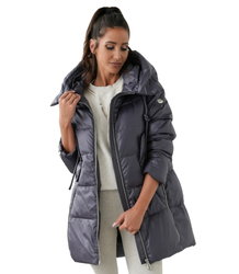 Women's Warm Warmed Elegant Jacket with Hood For Winter MAJA