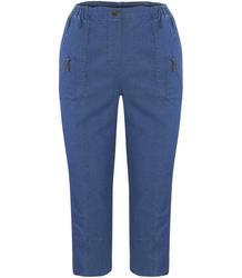 RYBACZKI Cienkie spodnie JEANS za kolano