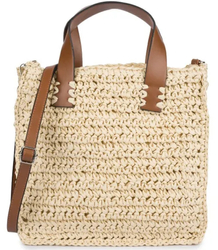 Summer bag shoulder shopper bag braided 