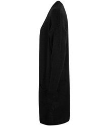 Warm and soft LONG BASIC sweater cardigan