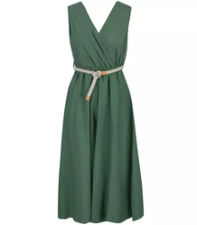 Smooth airy striped jumpsuit REBEKA