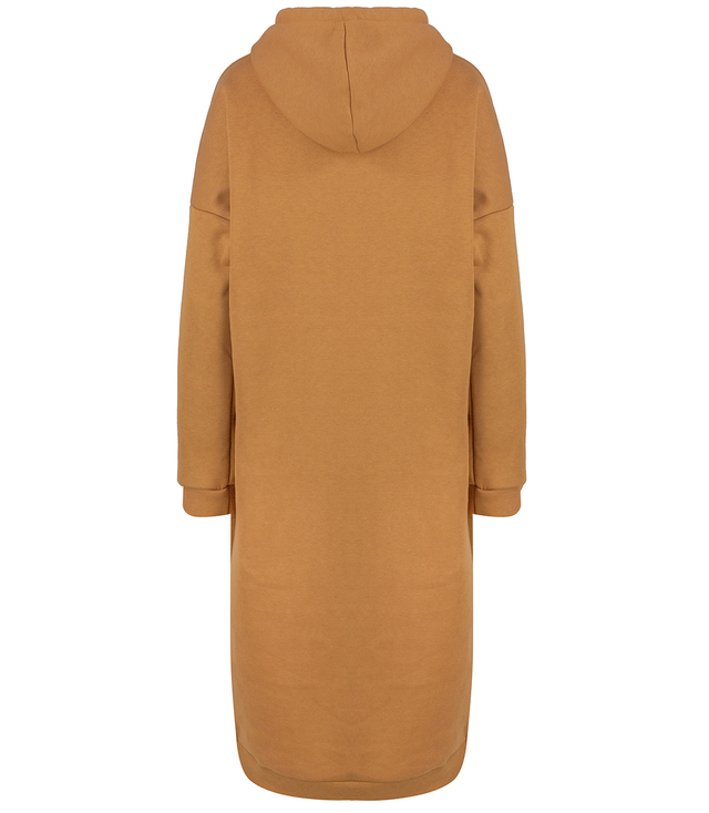 Warm Women's Sweatshirt Oversize Cotton Dress INEZ