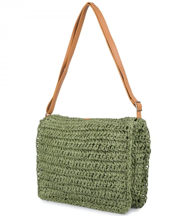 Summer bag, woven shoulder bag, elegant, boho style