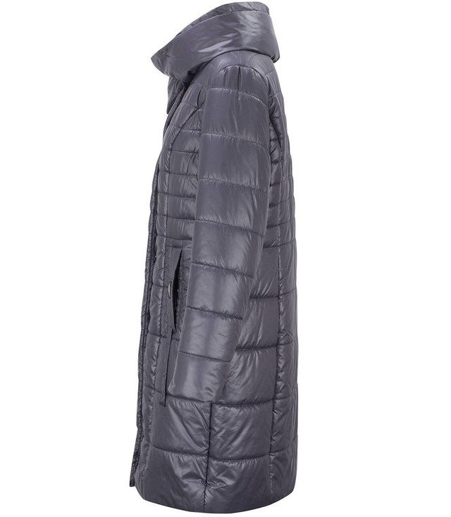 Long elegant quilted insulated coat for women AMELIA