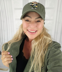 TEDDY bear embroidered baseball cap 
