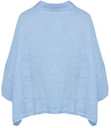 Oversized linen tapez shirt loose LAILA