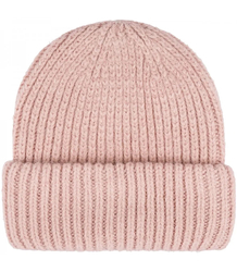 Warm women's beanie with shiny thread BEANIE winter autumn single color