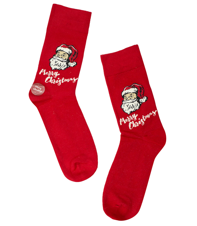 Men's Christmas socks - winter, warm, Christmas patterns