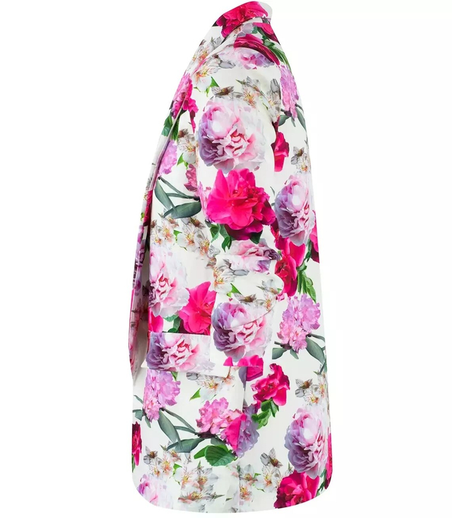 Spring floral suit jacket