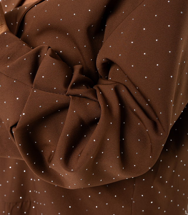 Oversize jacket embellished with STARDUST crystals