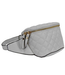 Fashionable quilted waist bag