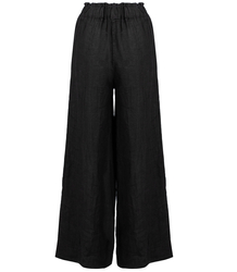 Wide leg linen culotte pants LAILA