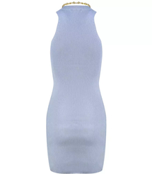 Matching elastic chain dress
