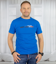 Men's short sleeve t-shirt with sports print
