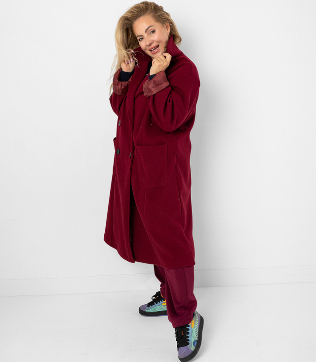 Women's long loose oversized coat CINDY