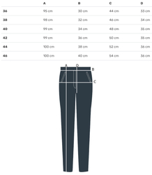 Women's banana fit jeans with belt NEL