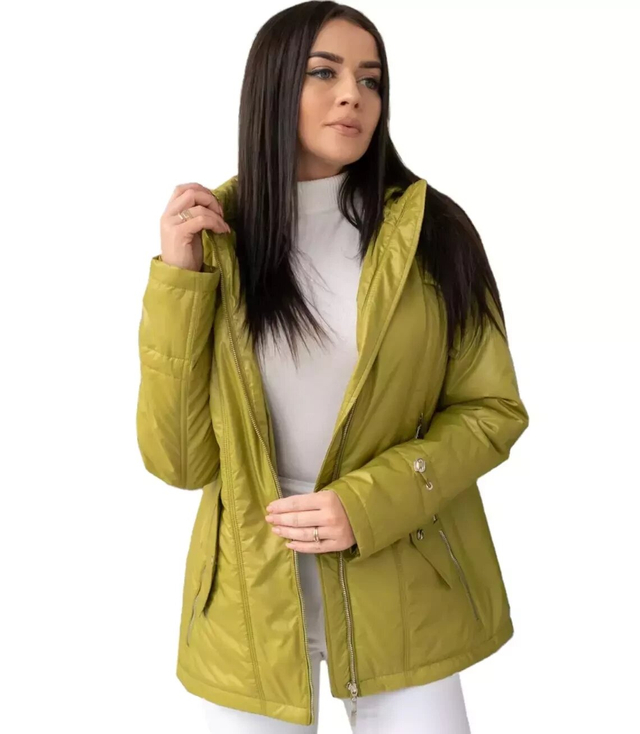 Women's transitional spring hooded jacket LUIZA