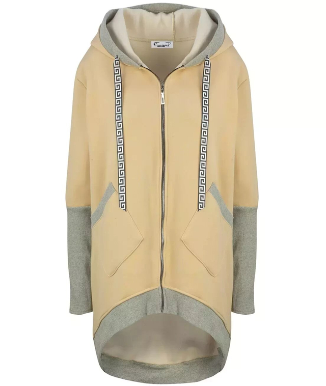 Warm oversized sweatshirt PARKA sweatshirt hoodie