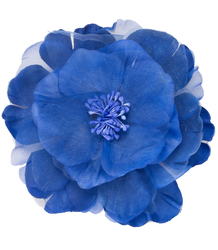 A huge flower brooch pin 15x15cm made of tulle