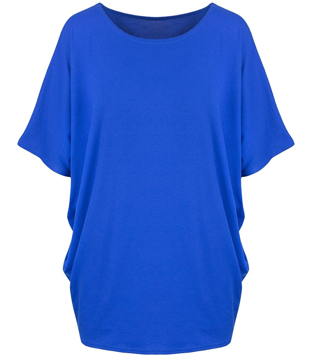 Classic comfortable plain oversize blouse